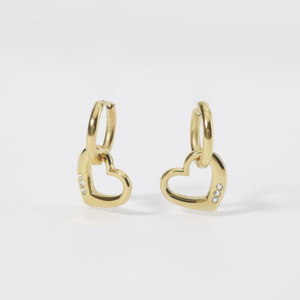 2Jewels Orecchini a Cuore Dorati