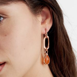 Unoaerre Orecchini in Bronzo Rosè