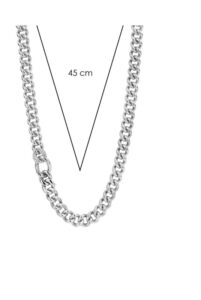 Ti Sento Collana Groumette in Argento