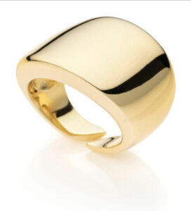 Unoaerre Anello in Bronzo Dorato