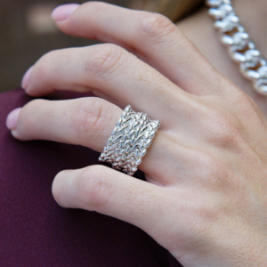 Unoaerre Anello Chicco di Riso in Bronzo