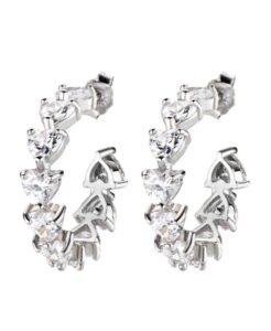 Amen Orecchini a Cerchio con Zirconi